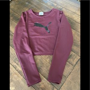 Puma cropped open back top MEDIUM